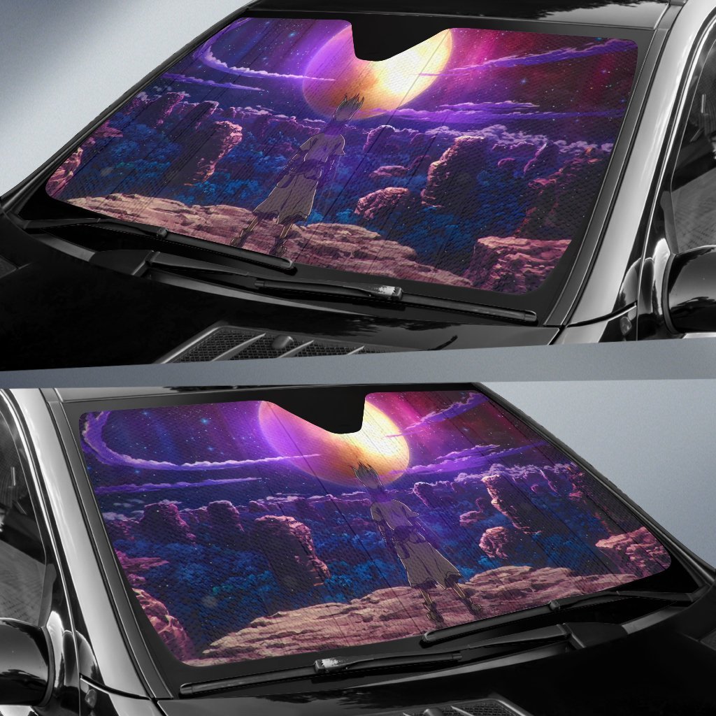 Dr Stone Anime Auto Sun Shade Amazing Best Gift Ideas 2022