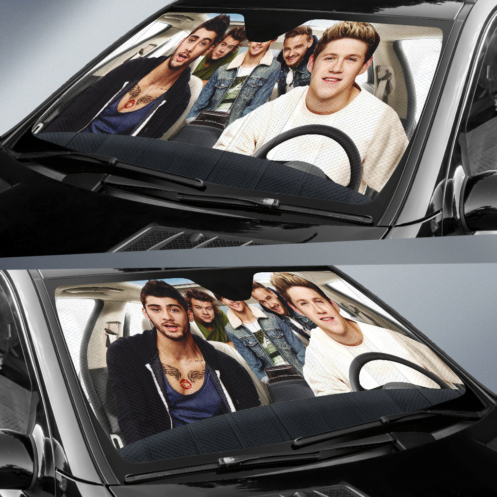 One Direction Car Auto Sun Shades Windshield Accessories Decor Gift