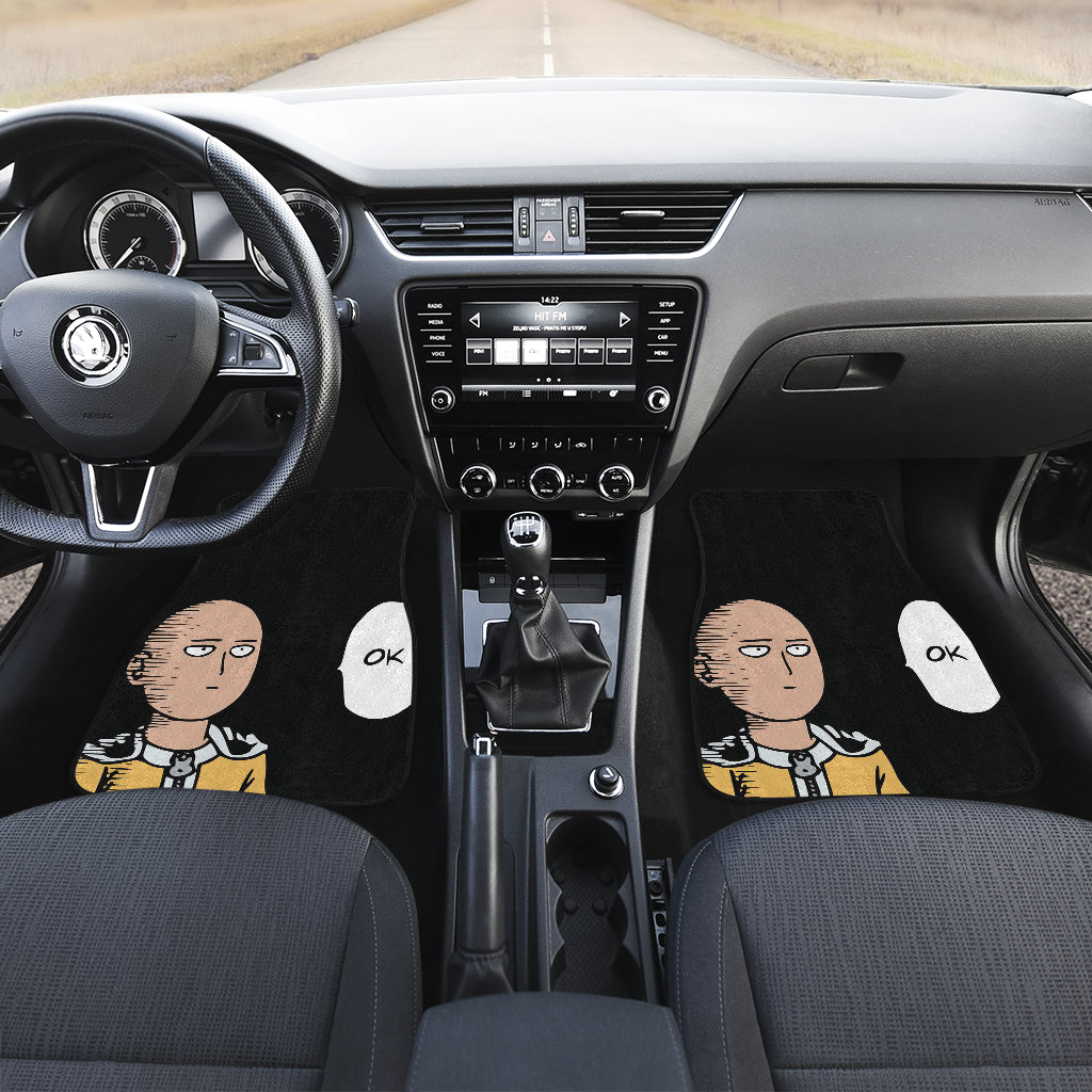 Saitama Punch Man 6 Car Floor Mats Custom Car Accessories Car Decor 2022