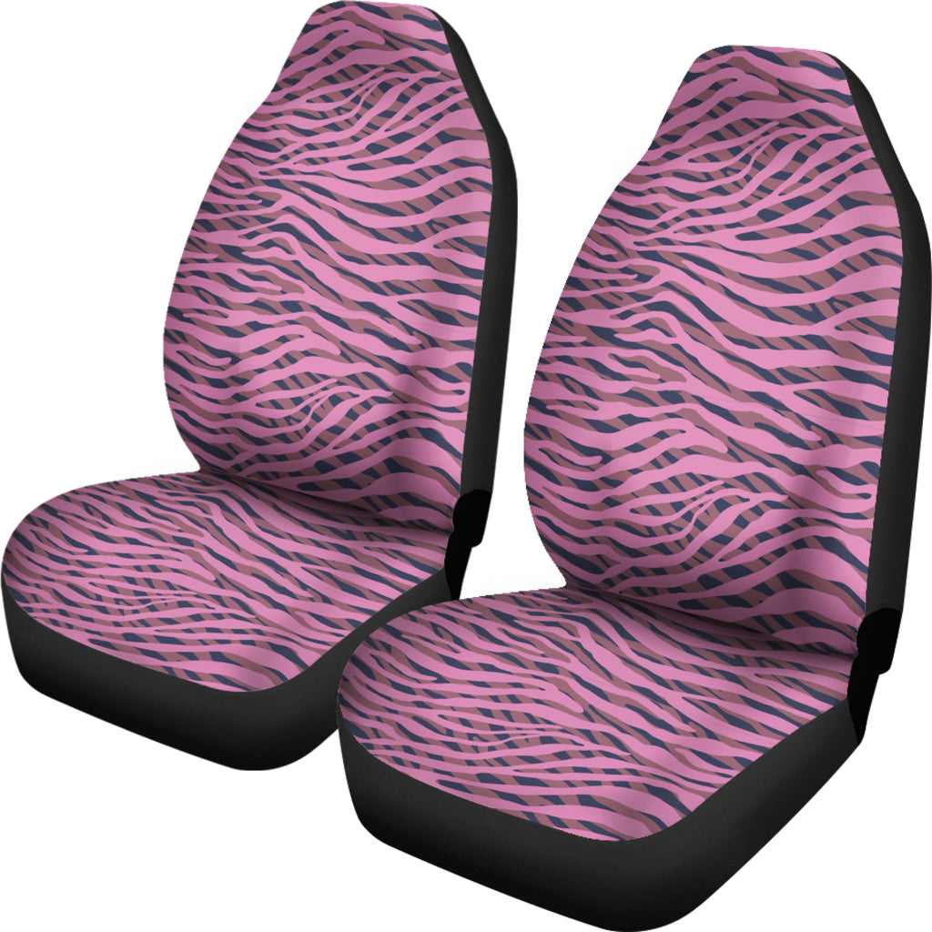 Pink Zebra Art Seat Covers