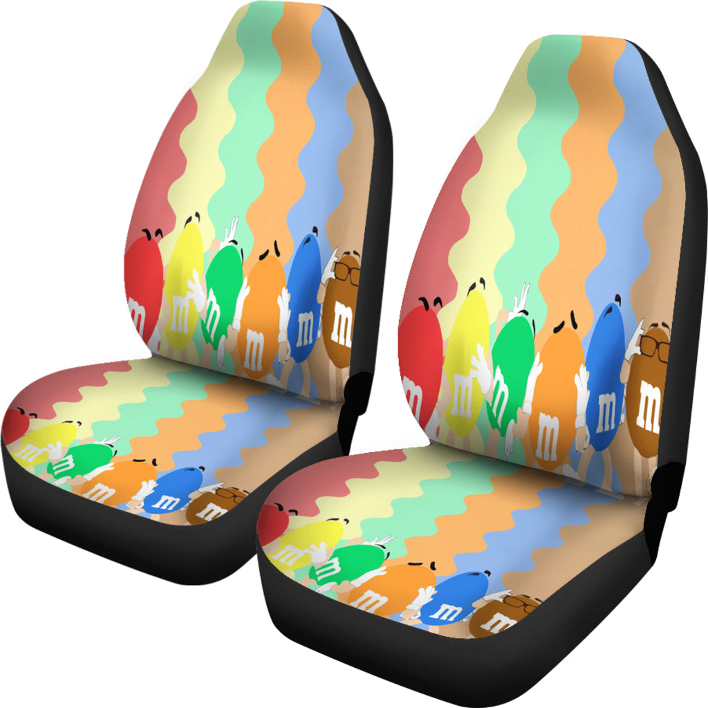 M&M Choco Illustration Seat-Covers