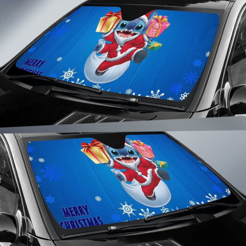 Stitch Santa Claus Christmas Sun Shade Gift Ideas 2022