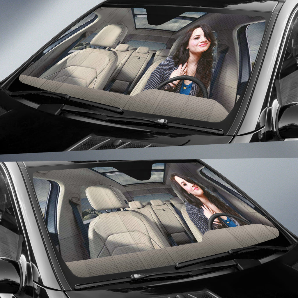 Demi Lovato 1 Driving Auto Sun Shade