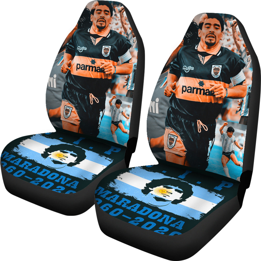 R.I.P Diego Armando Maradona 10 Rip 1969 2022 Car Seat Covers Gift For Fooball