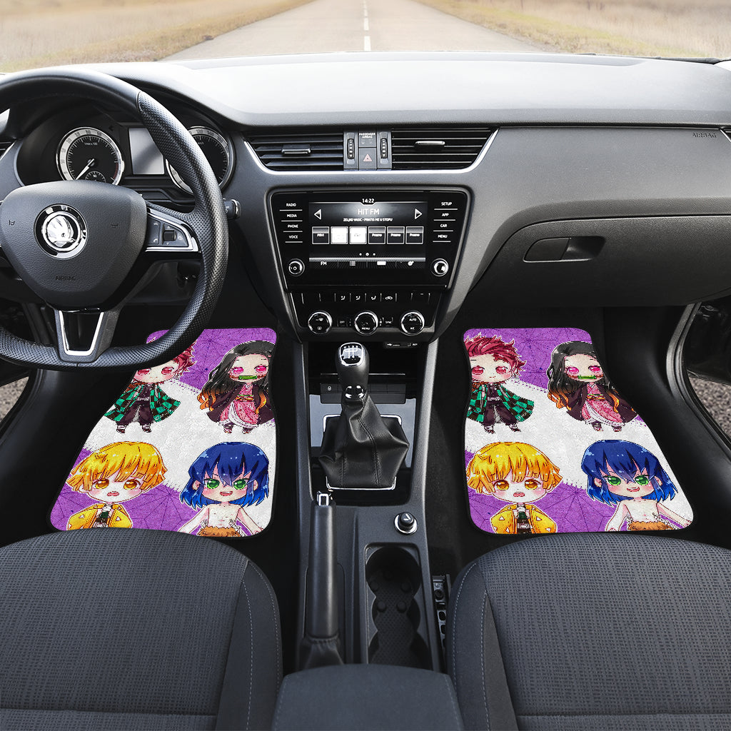 Demon Slayer 8 Anime Car Floor Mats Custom Car Accessories Car Decor 2021