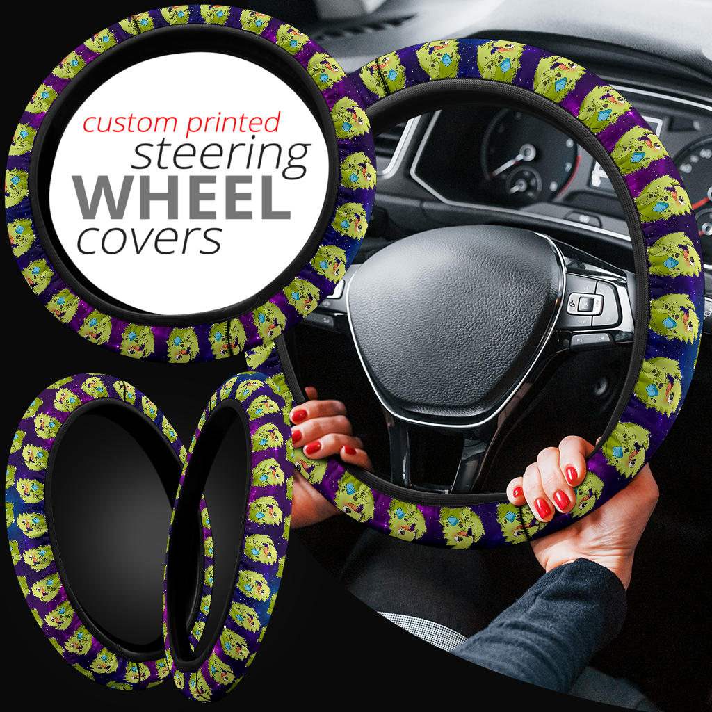 Tyranitar Pokemon Anime Custom Car Steering Wheel Cover