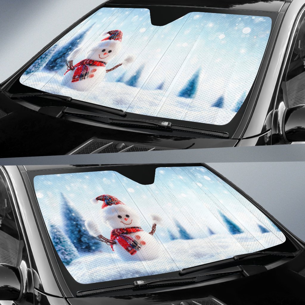 Cute Snowman Noel Sun Shade Gift Ideas 2021