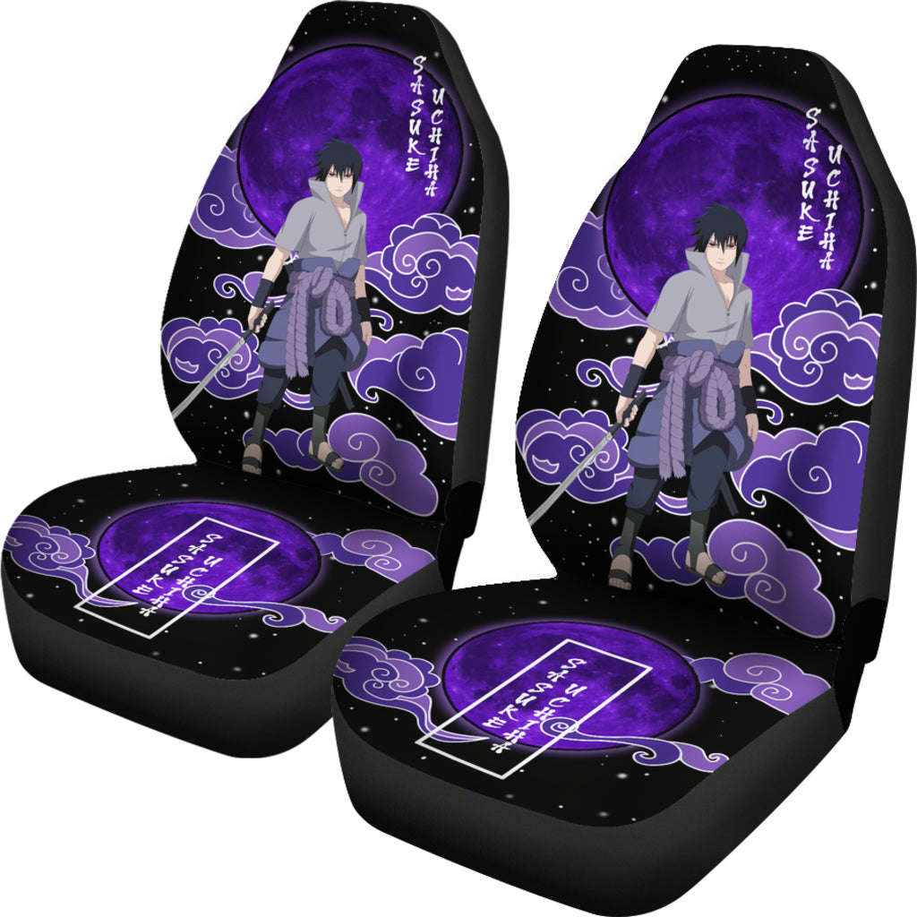 Sasuke Moon Naruto Custom Anime Car Sear Covers