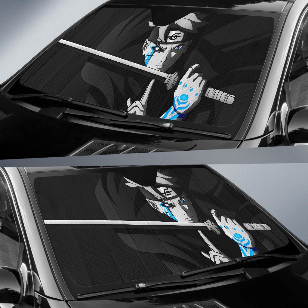 Boruto Black 4K Car Sun Shade Gift Ideas 2022