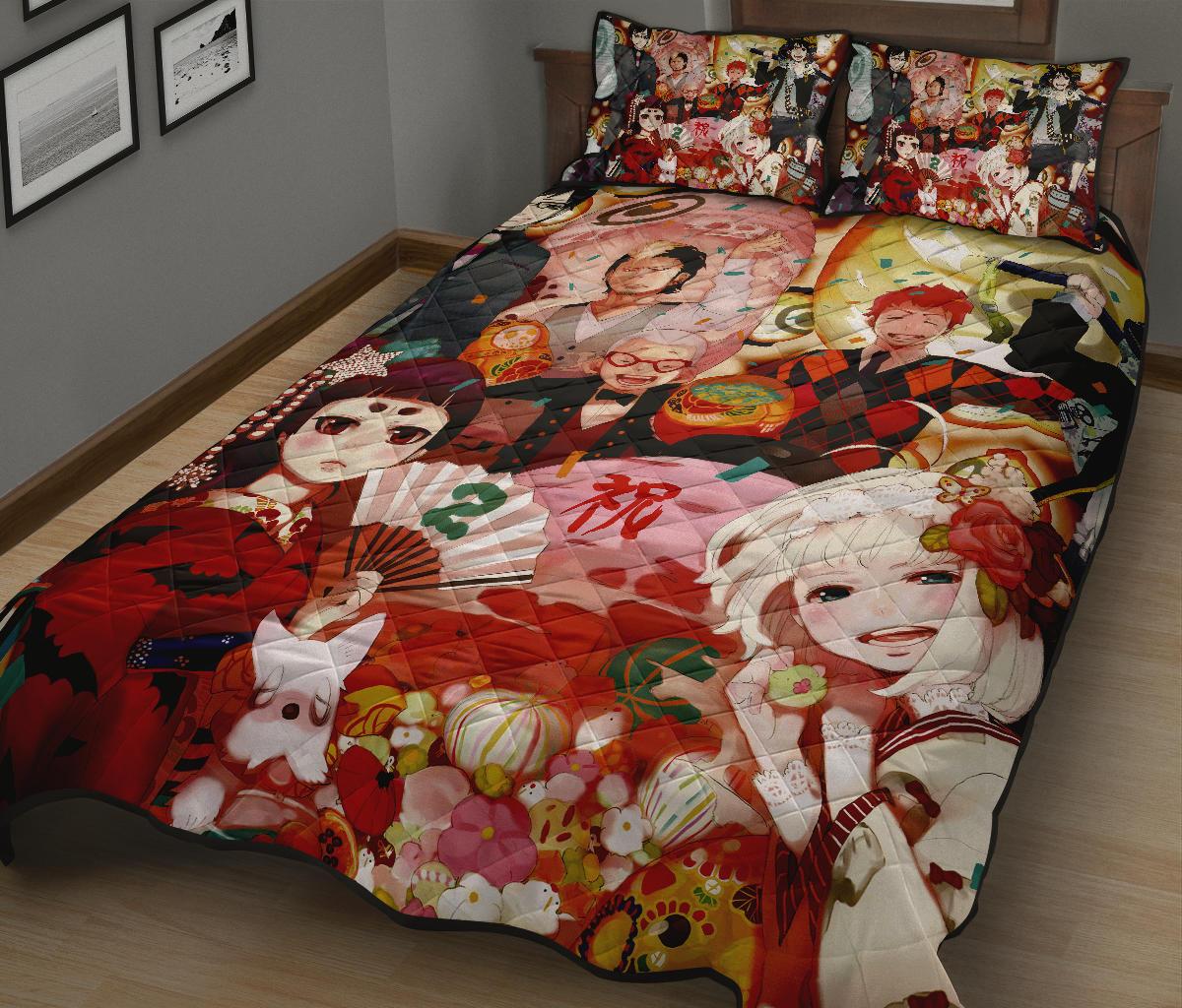 Blue Exorcist Anime Quilt Bed Set Pillow Case Amazing Decor Gift Ideas 4