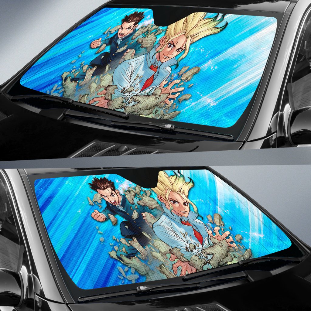 Dr Stone Hd Auto Sunshade Anime 2022 Amazing Best Gift Ideas 2022