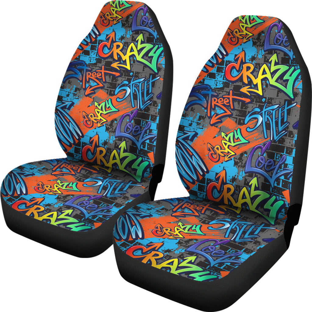 Abstract Graffiti Car Seat Covers