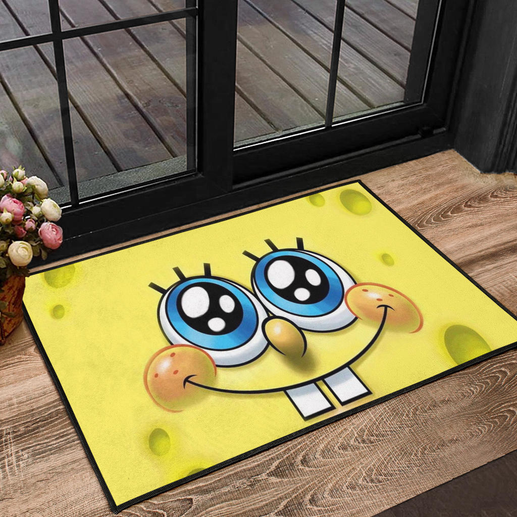 Spongebob Smile Funny Door Mats