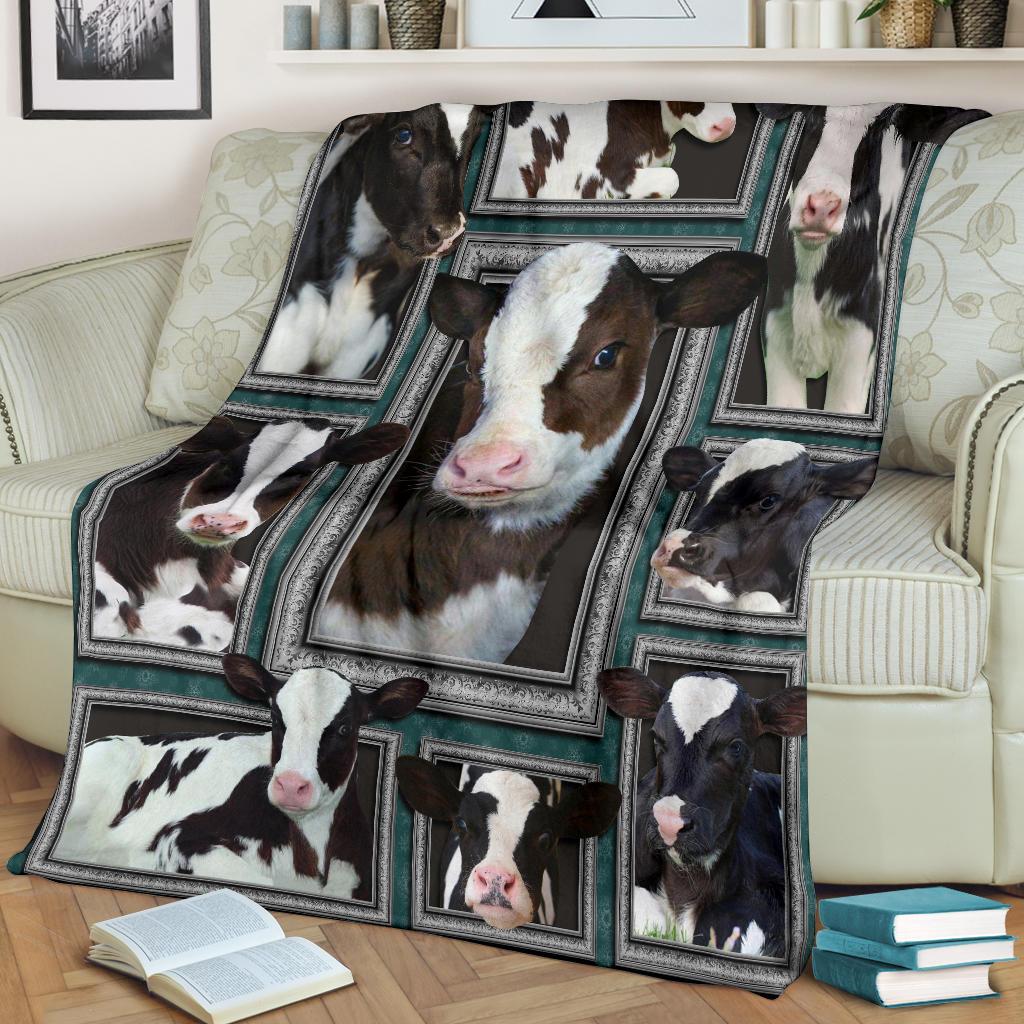 Cow 3D Premium Blanket