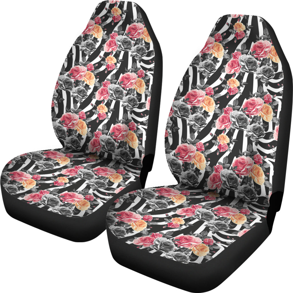 Rose Zebra Seat Covers