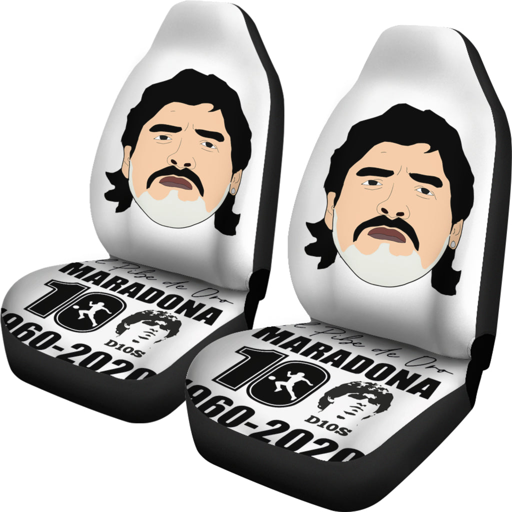 New Funny Diego Armando Maradona 10 Rip 1969 2022 Car Seat Covers Gift For Fooball