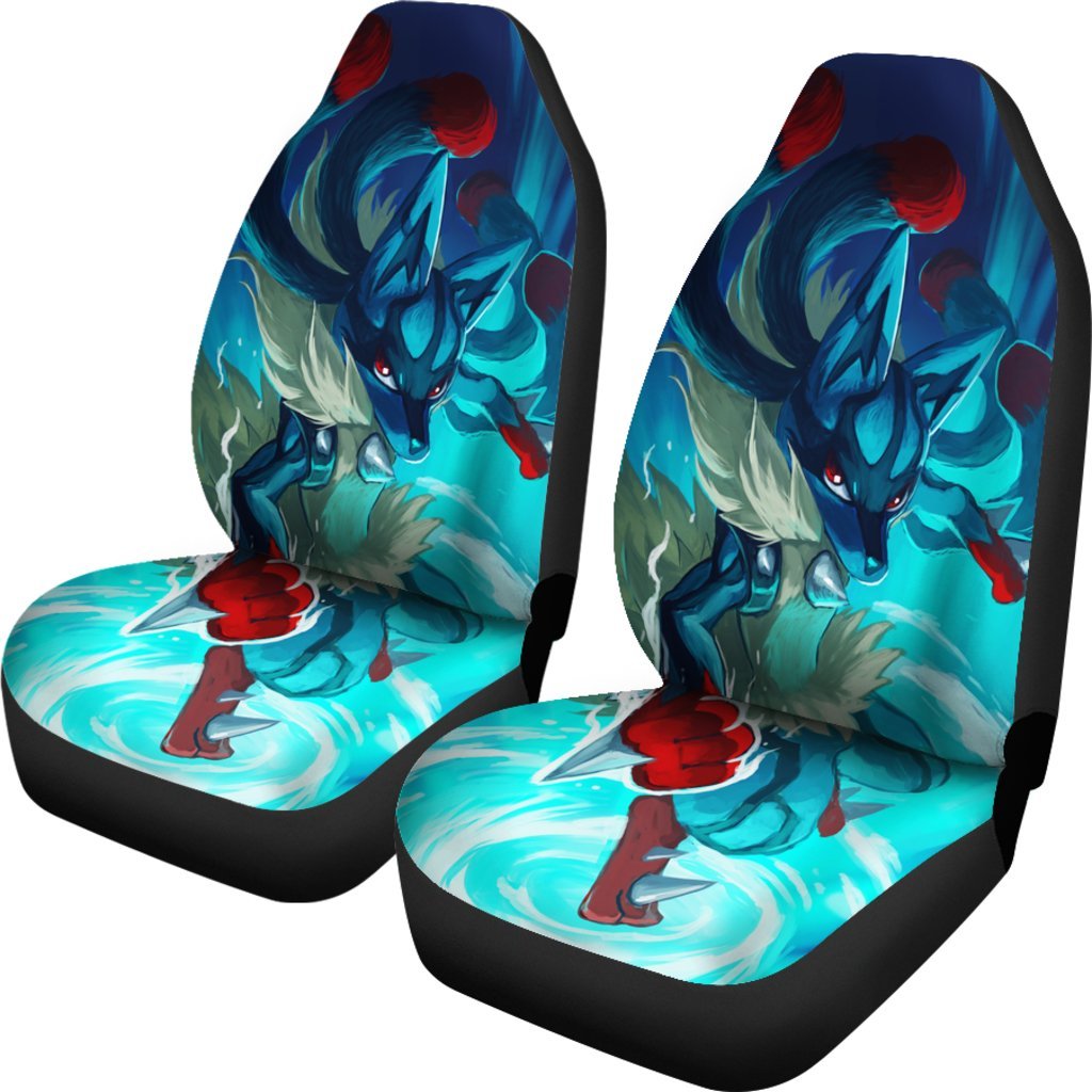 Pokemon Mega Lucario Seat Covers