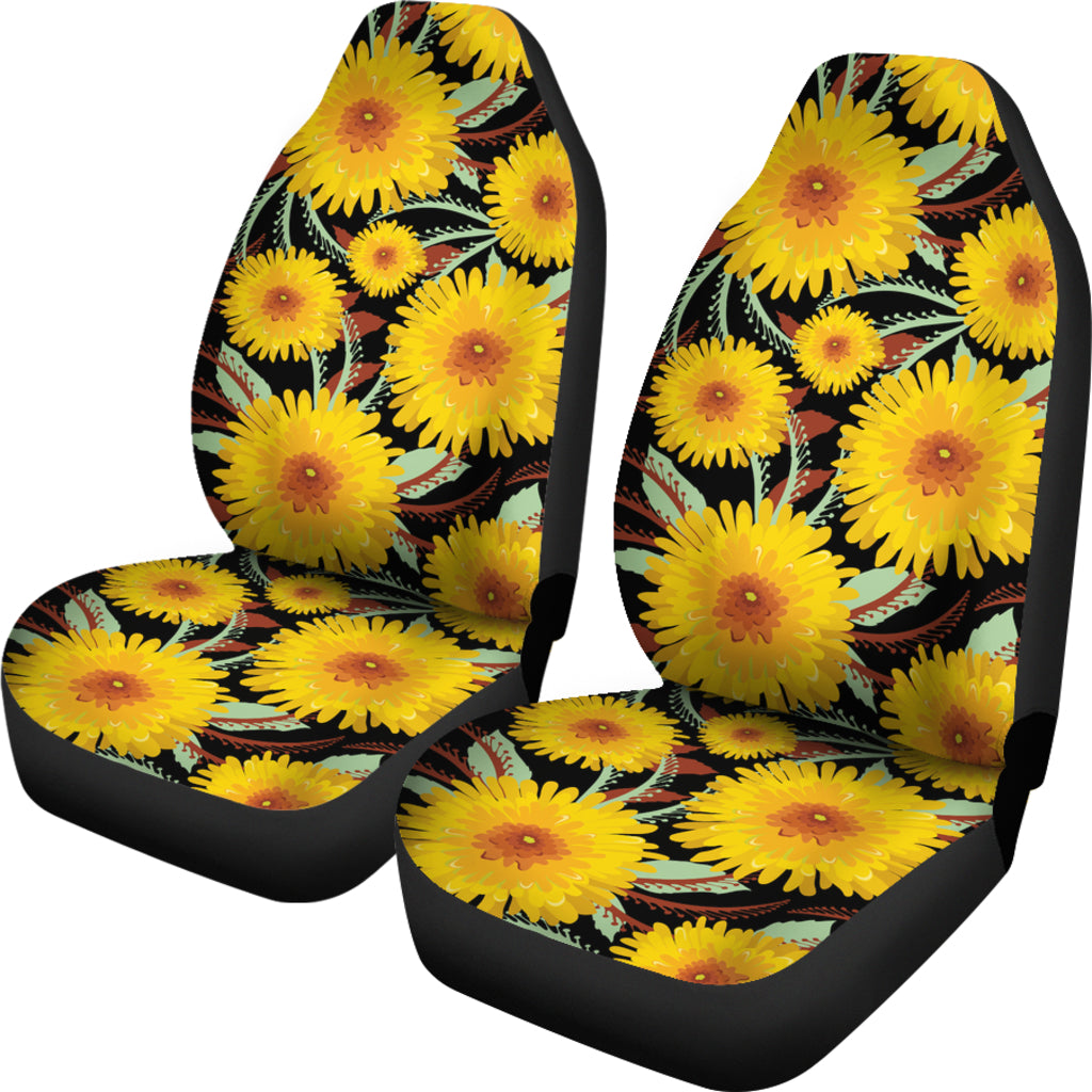 2022 Sunflower Art Car Seat Covers