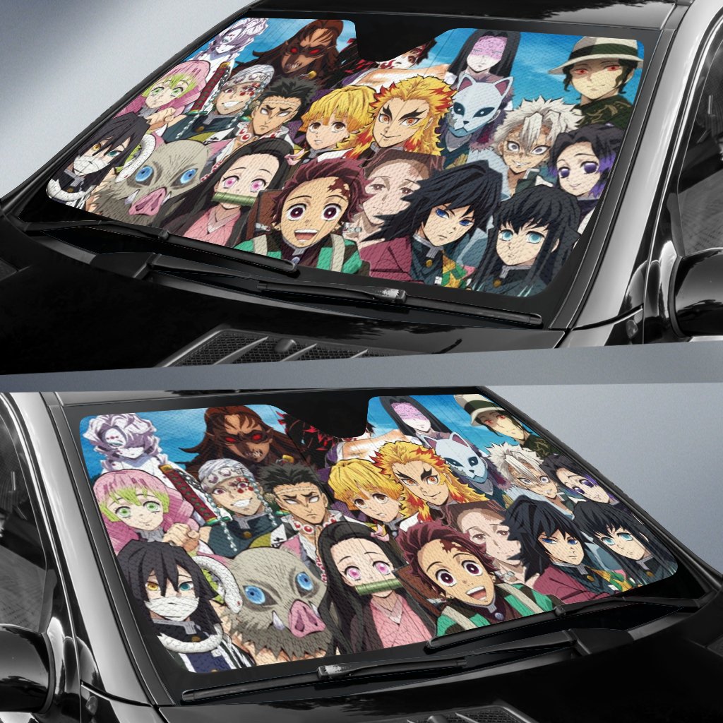 Kimetsu No Yaiba 2022 Car Sun Shade Gift Ideas 2022