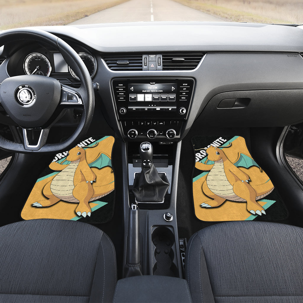 Dragonite Car Floor Mats Custom Anime Pokemon Car Interior Accessories