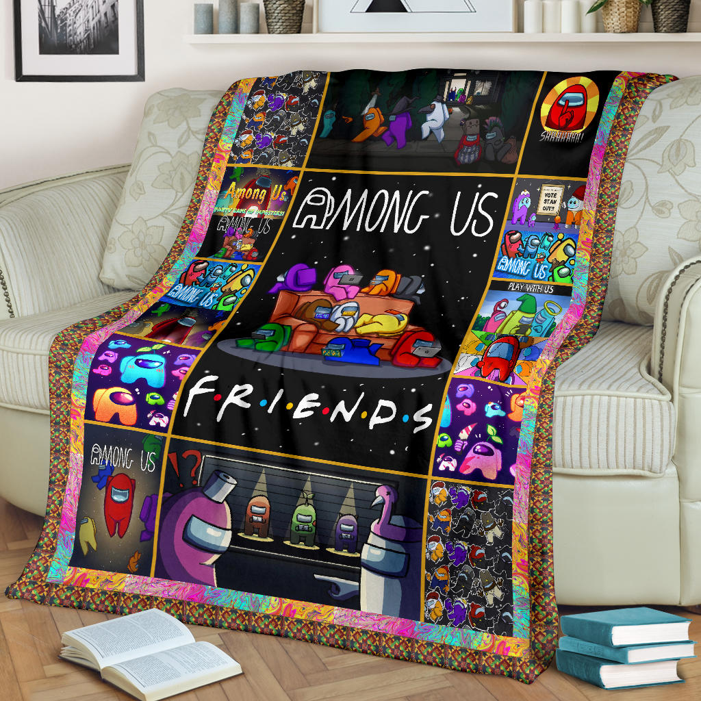 Among Us Friends Premium Blanket