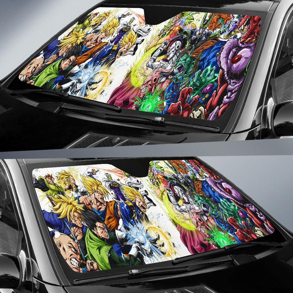 Dragon Ball Heroes Vs Villains Car Sun Shades Amazing Best Gift Ideas 2022