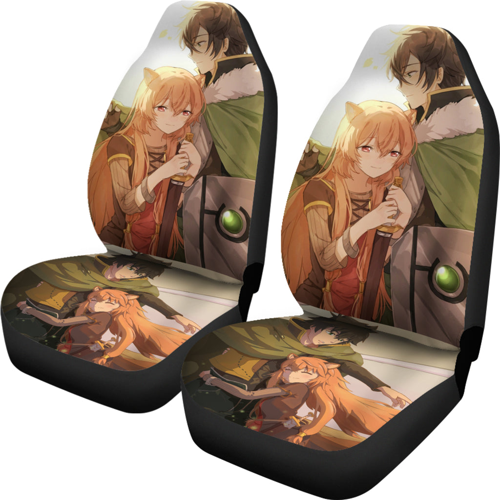 Love Raphtalia And Naofumi Tate No Yuusha No Nariagari Anime Manga Car Seat Covers