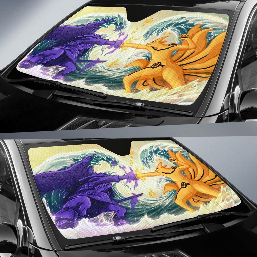 Naruto Vs Sasuke Car Sun Shades 1 Amazing Best Gift Ideas 2021