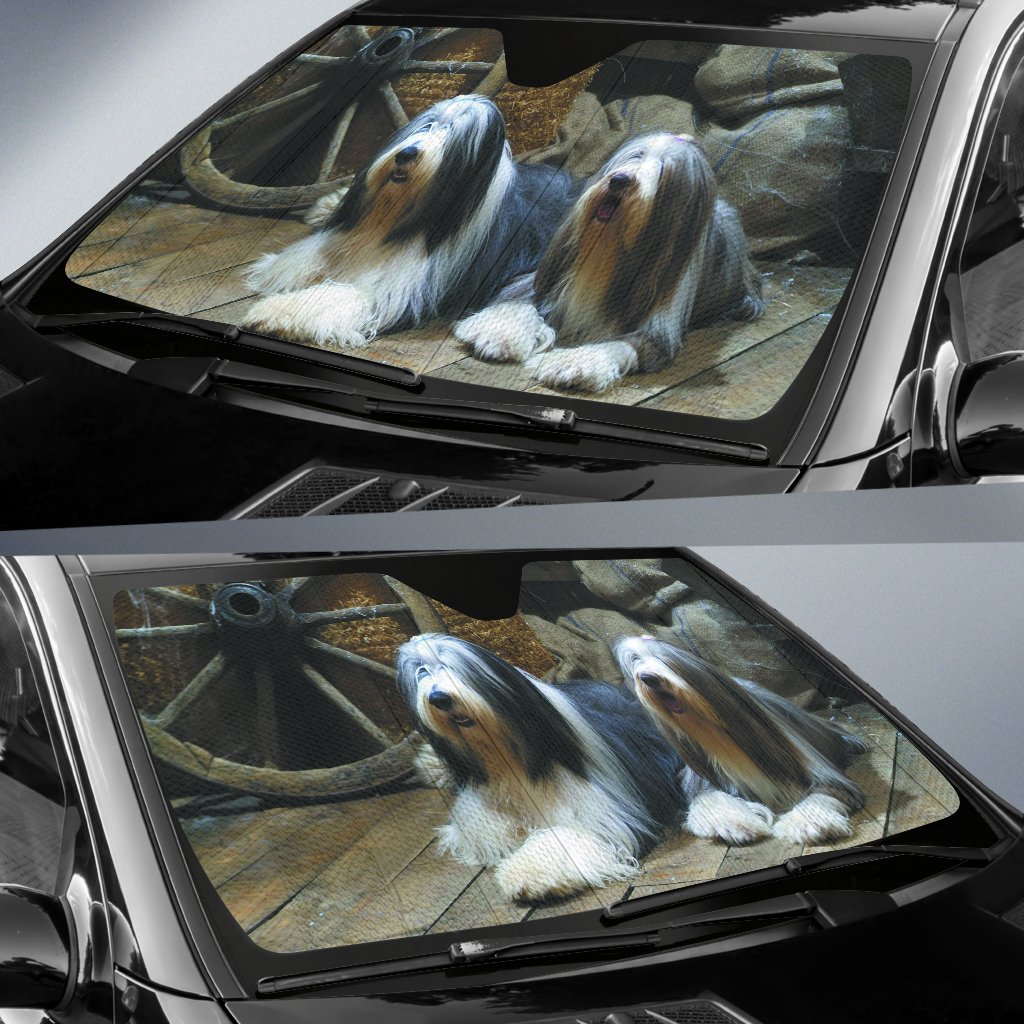 Old English Sheepdog Car Sun Shade Amazing Best Gift Ideas 2022