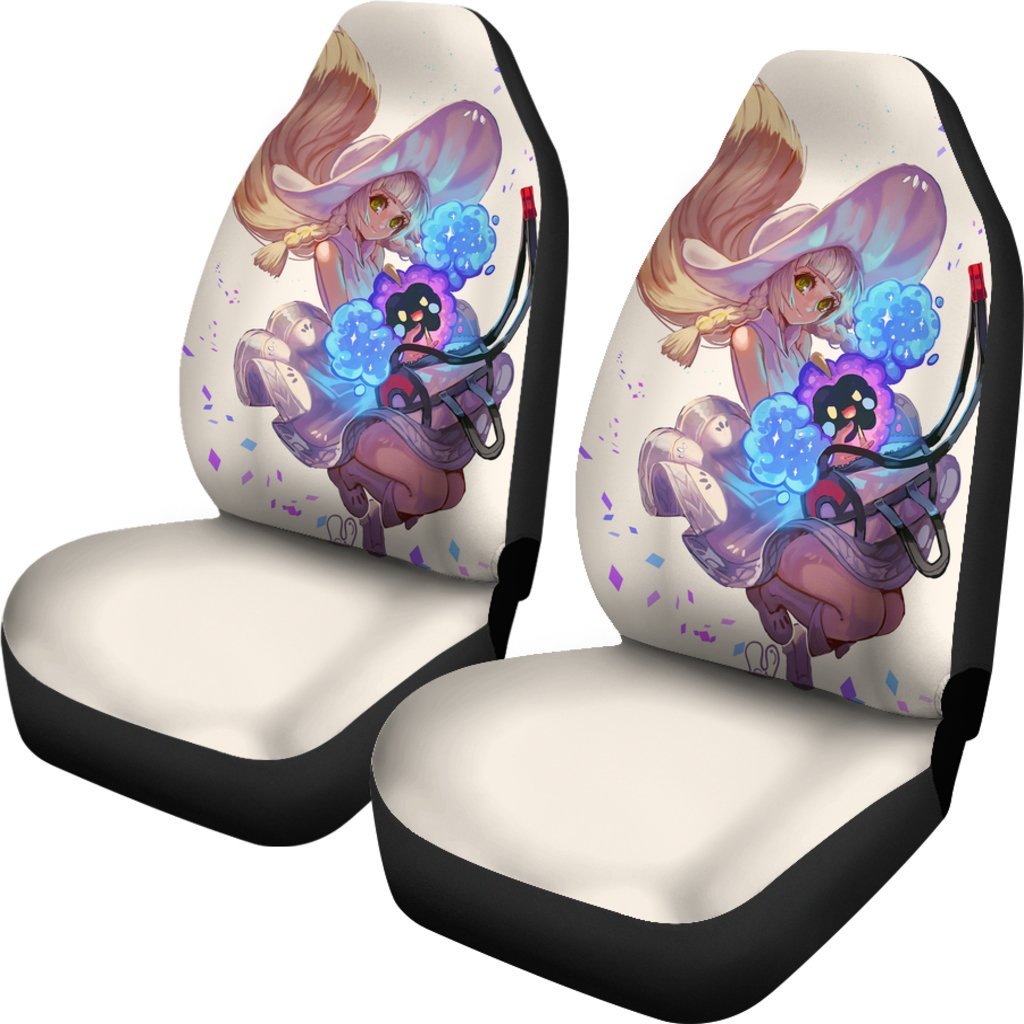 Pokemon Lillie And Nebby Seat Covers