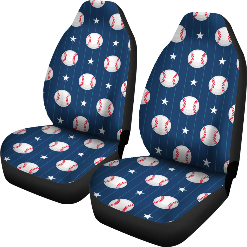 Baseball Sports Pattern Car Seat Covers