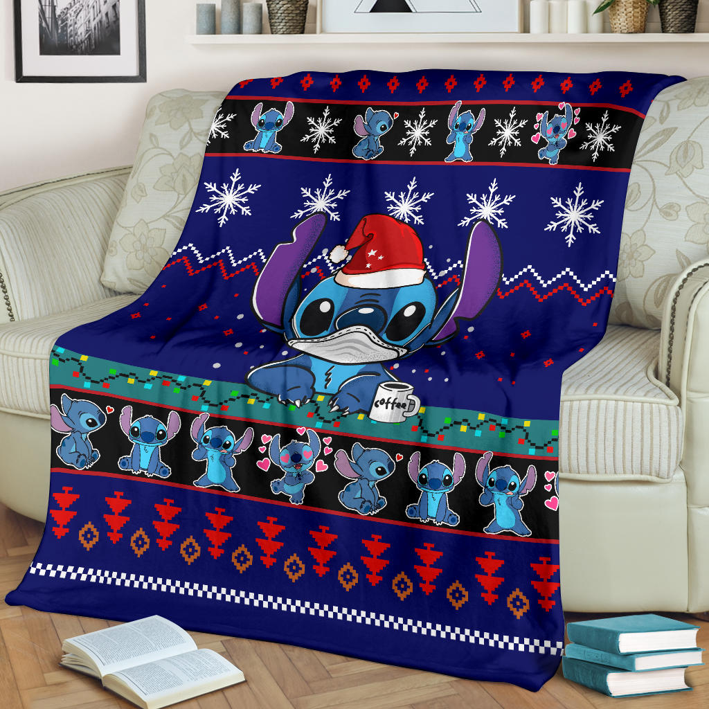 Stitch Christmas Blanket Amazing Gift Idea