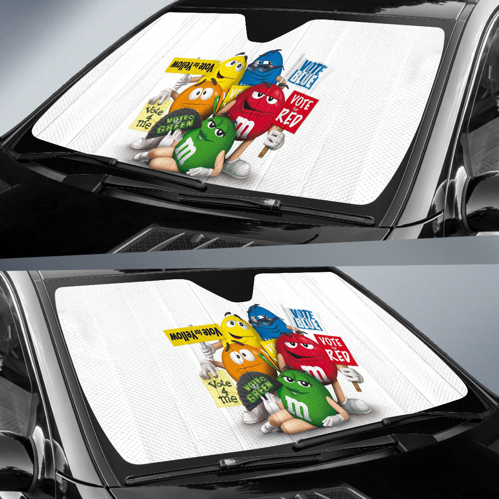 M&M Choco Team Auto Sun Shades