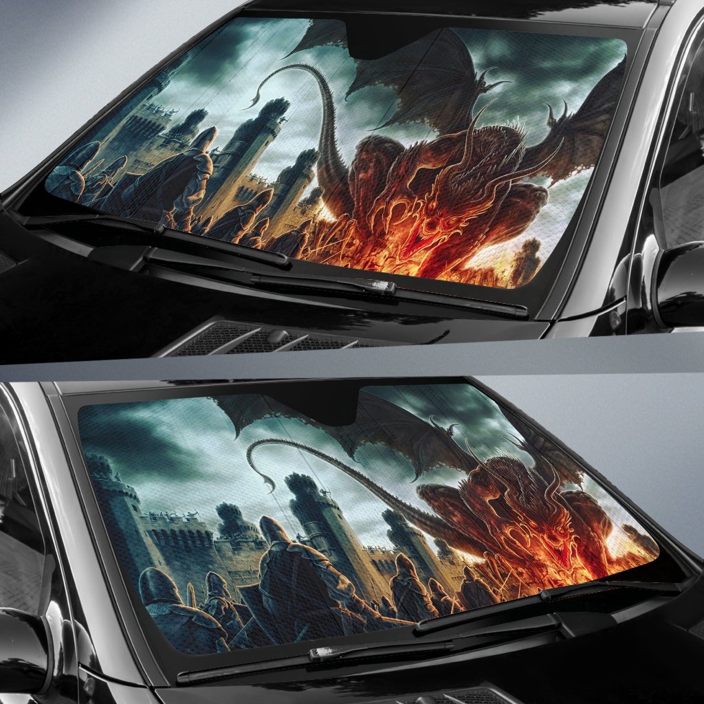 Dragon Attack Art Sun Shade Gift Ideas 2022