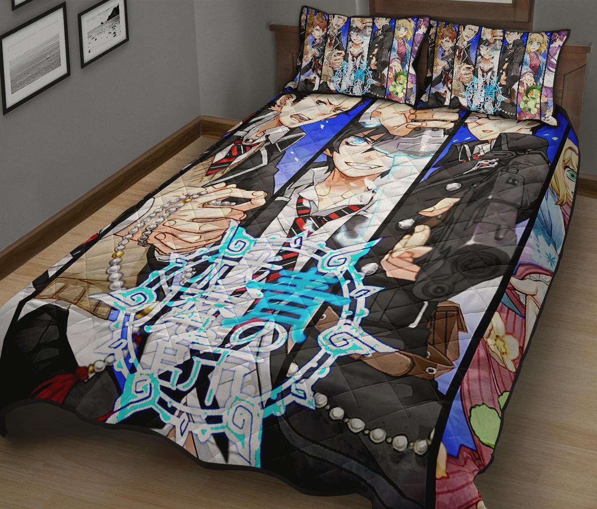 Blue Exorcist Anime Quilt Bed Set Pillow Case Amazing Decor Gift Ideas 1