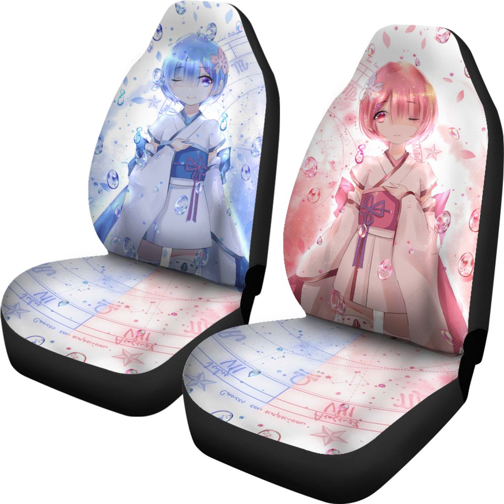 Rem And Ram Rezero Starting Life In Another World Car Seat Covers 1 Amazing Best Gift Idea