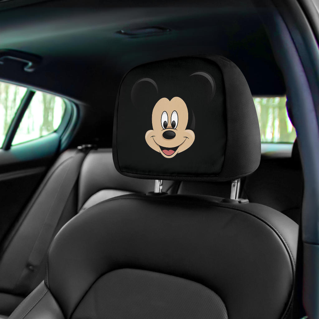 Mice Face Car Seat Headrest Cover