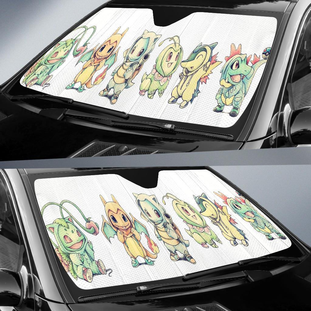 Pokemon Paint Mix Car Sun Shades Amazing Best Gift Ideas 2022