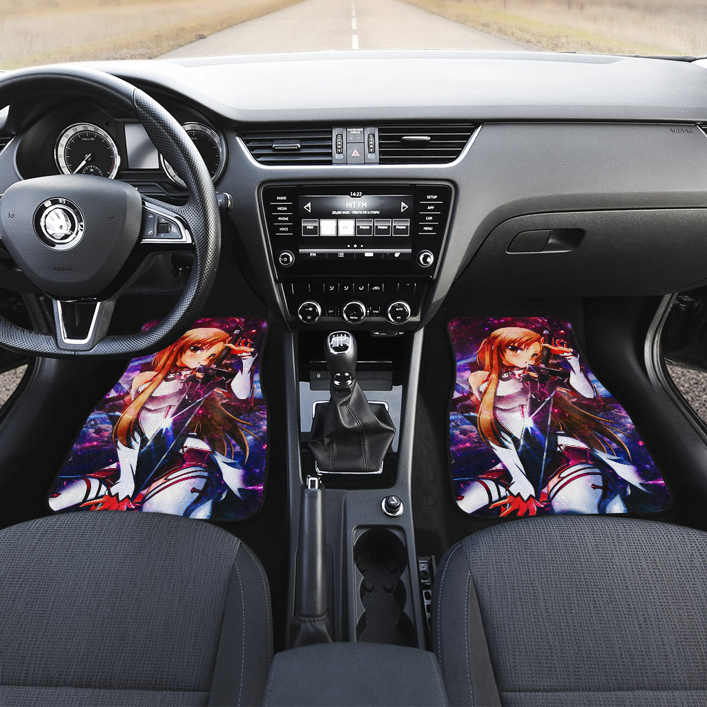 Asuna Sword Art Online 6 Car Floor Mats Custom Car Accessories Car Decor 2022