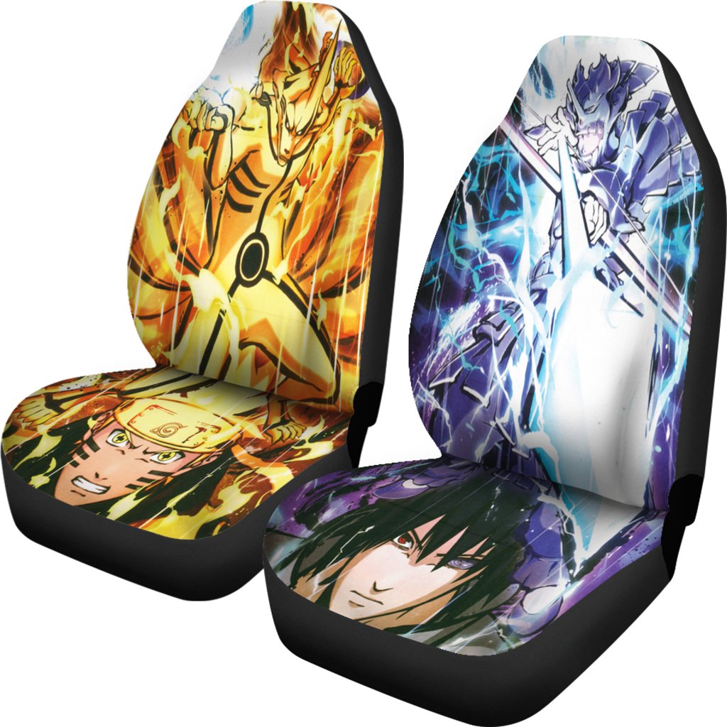Nartuto Vs Sasuke Car Seat Covers Amazing Best Gift Idea