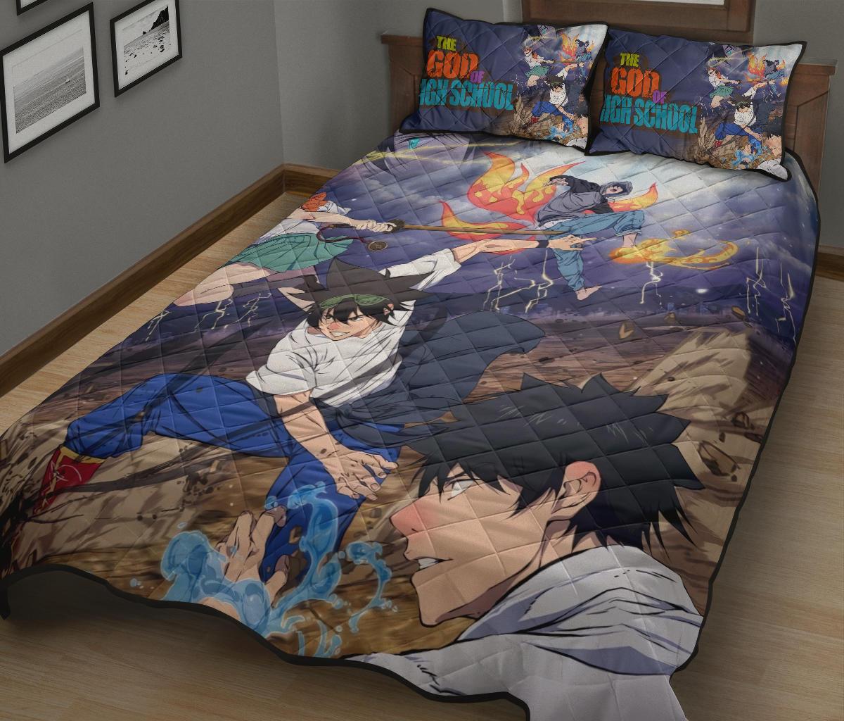 The God Of High School Anime Quilt Bed Set Pillow Case Amazing Decor Gift Ideas