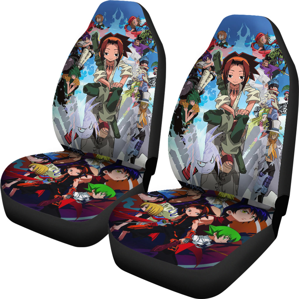 Characters Shaman King Car Seat Covers Gift For Fan Anime