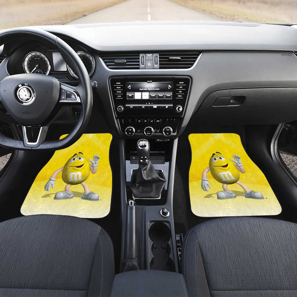 Racing Goes Nuts In Nascar M&M Chocolate Car-Mats