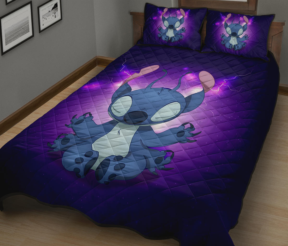 Stitch Do Yoga Funny Custom Premium Quilt Bed Sets