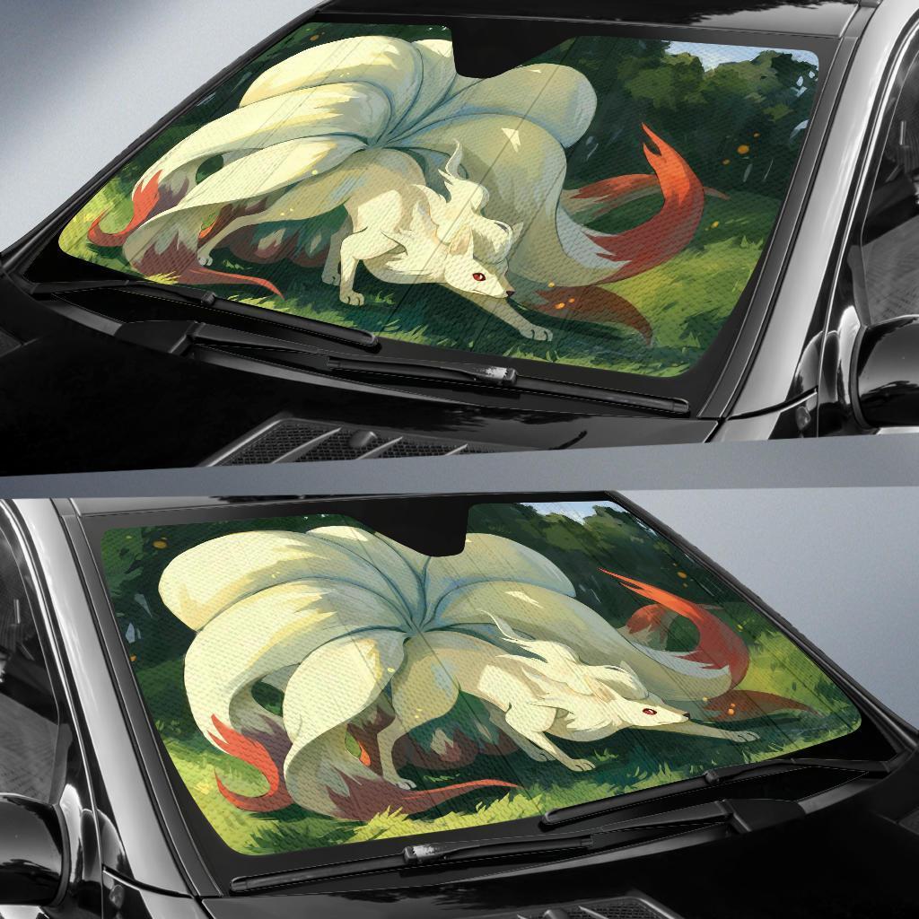 Ninetails Pokemon Car Sun Shades Amazing Best Gift Ideas 2021