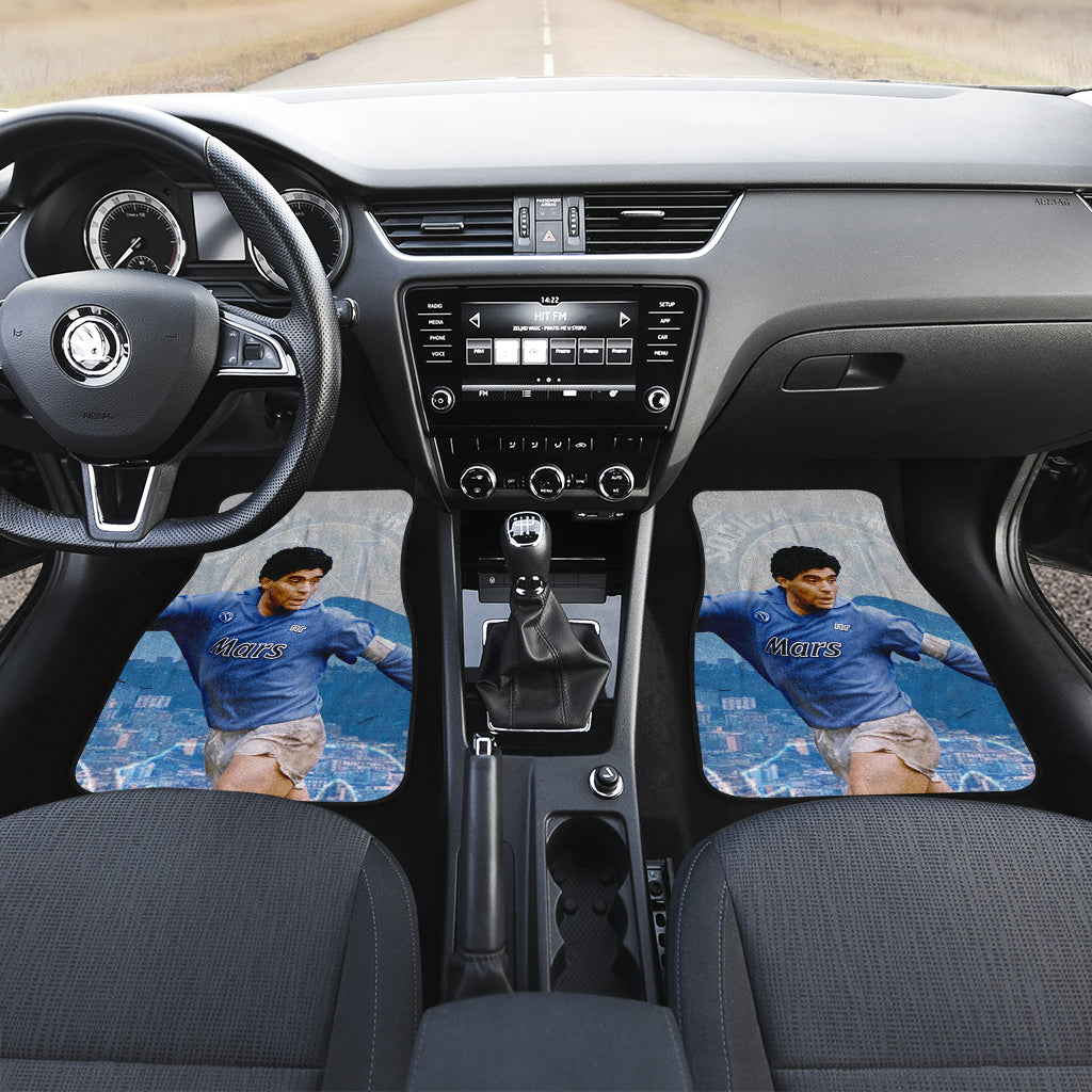 Diego Armando Maradona 10 Rip 1969 2022 44 Car Floor Mats Custom Car Accessories Car Decor 2022