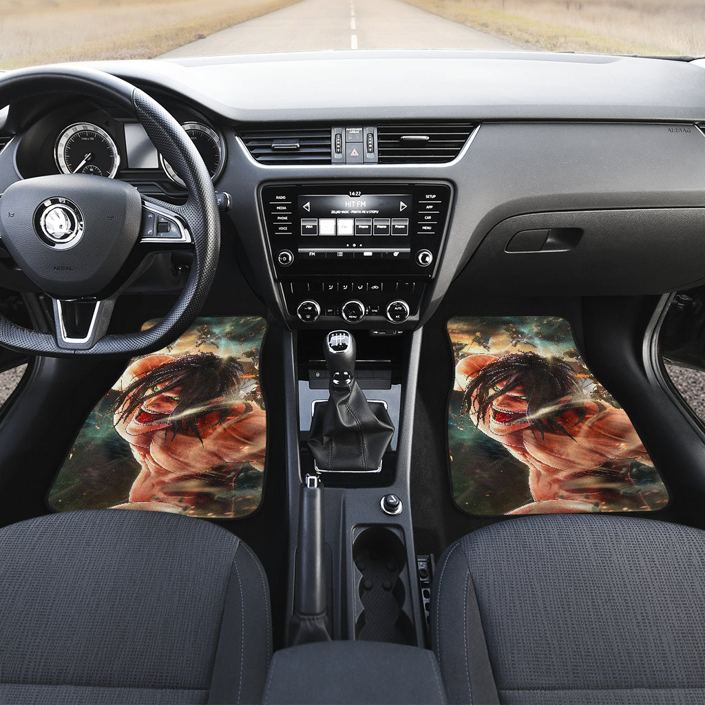 Attack On Titan 31 Anime Car Floor Mats Custom Car Accessories Car Decor 2022