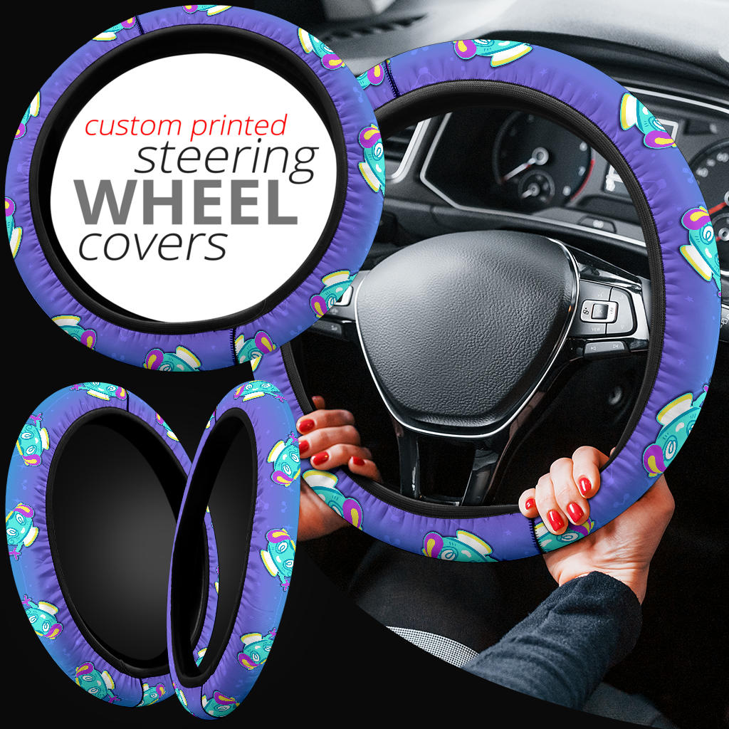 Sinistea Pokemon Car Steering Wheel Cover