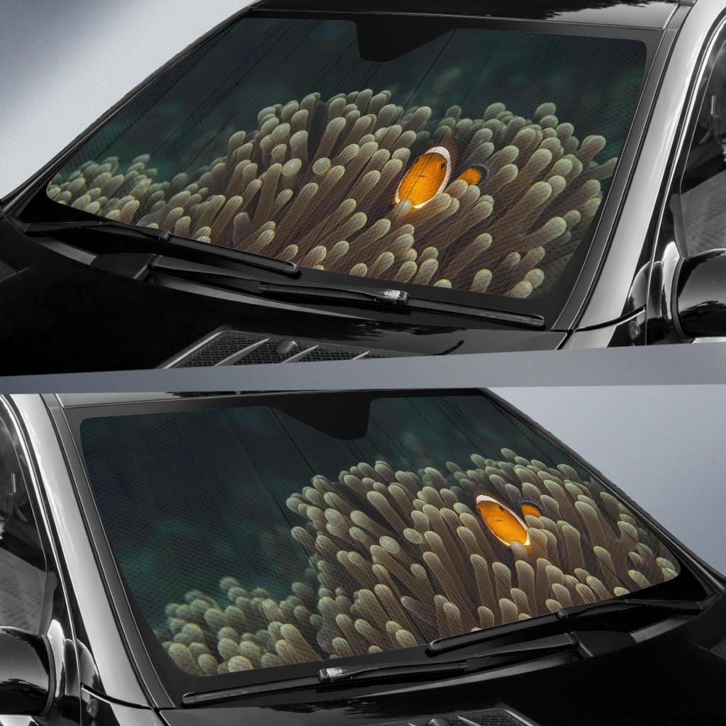 Underwater Algae Fish Hd 8K Car Sun Shade Gift Ideas 2022