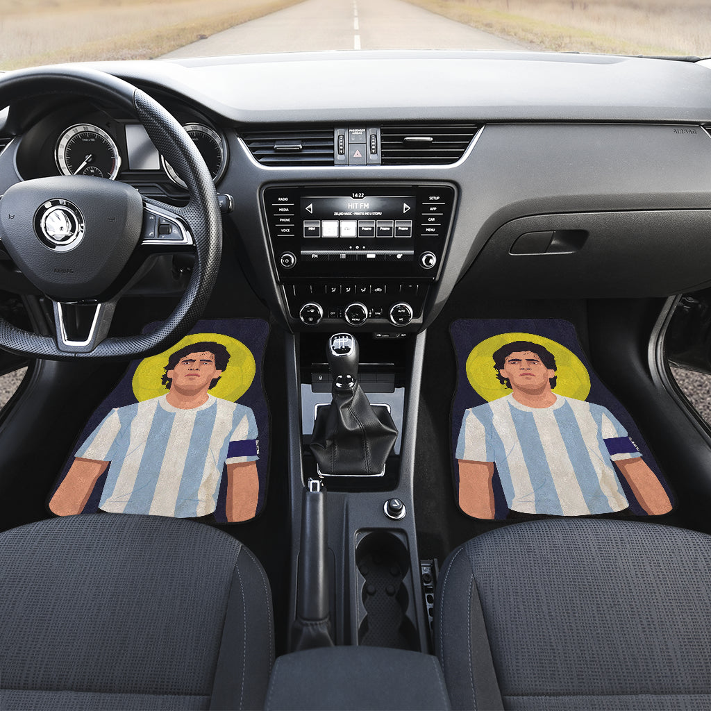 Diego Armando Maradona 10 Rip 1969 2022 21 Car Floor Mats Custom Car Accessories Car Decor 2022